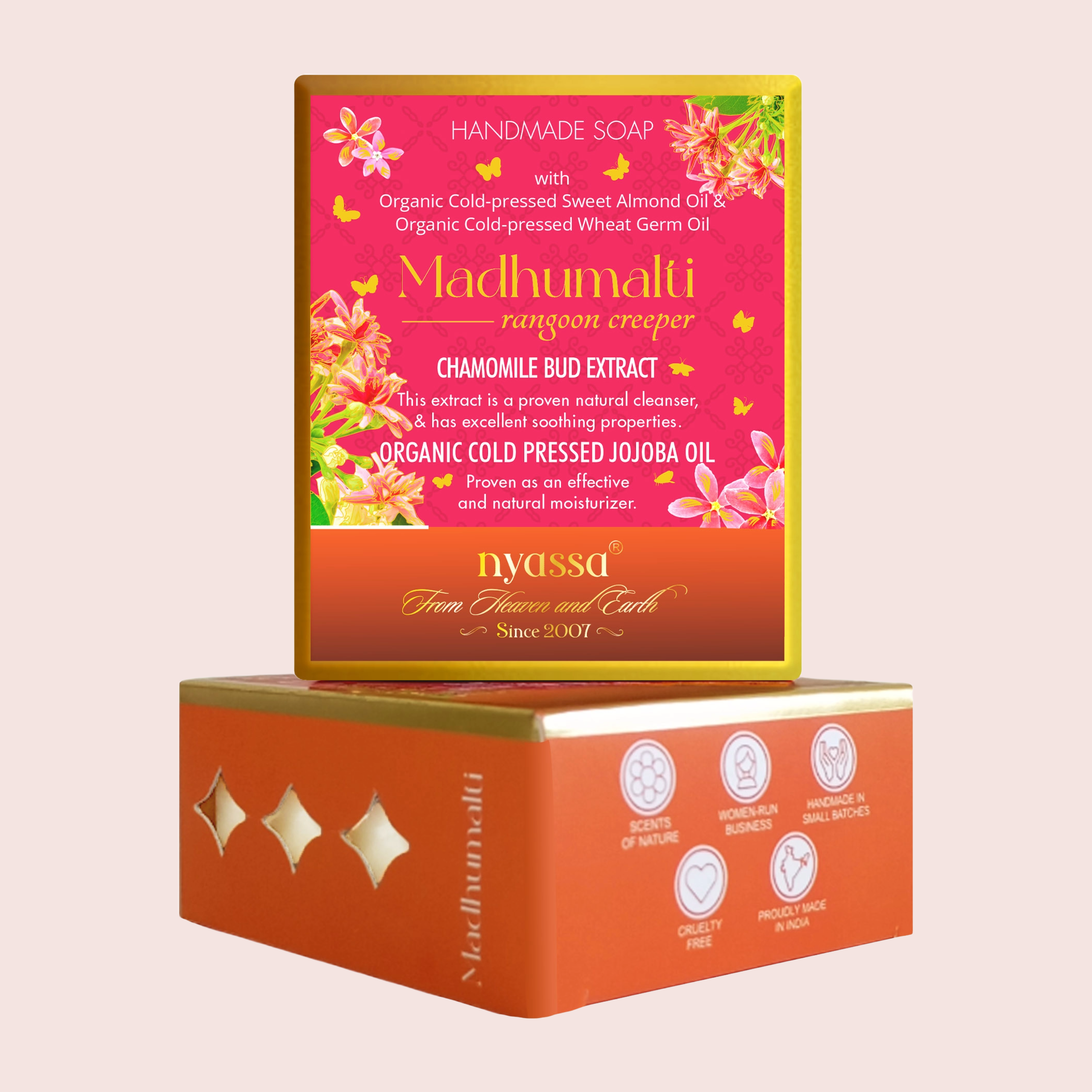 Nyassa Madhumalti Rangoon Creeper Handmade Soap 150gm