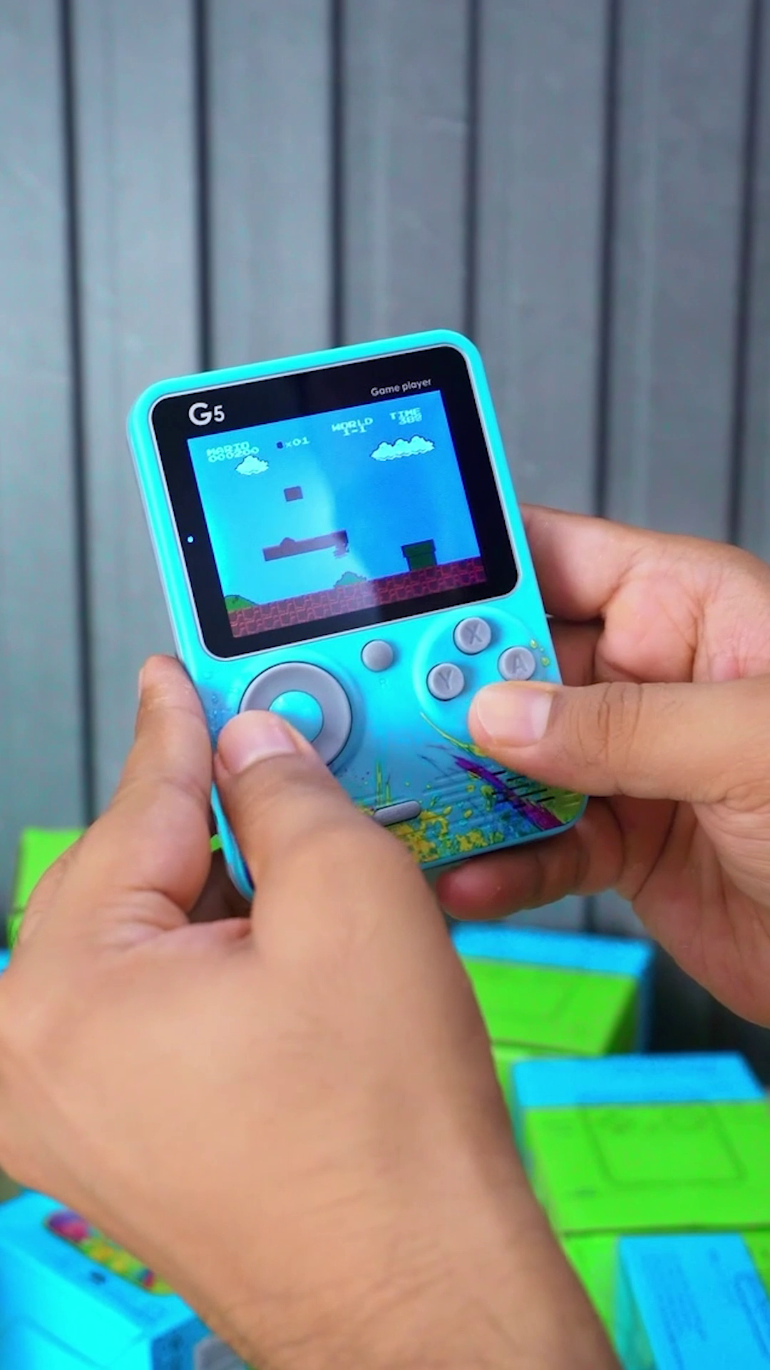 Handheld Retro Game Console with Built-in Classic Games, 3.0-Inch Color Display, Rechargeable Battery, and Portable Design – Ideal Gaming Device for Kids and Adults