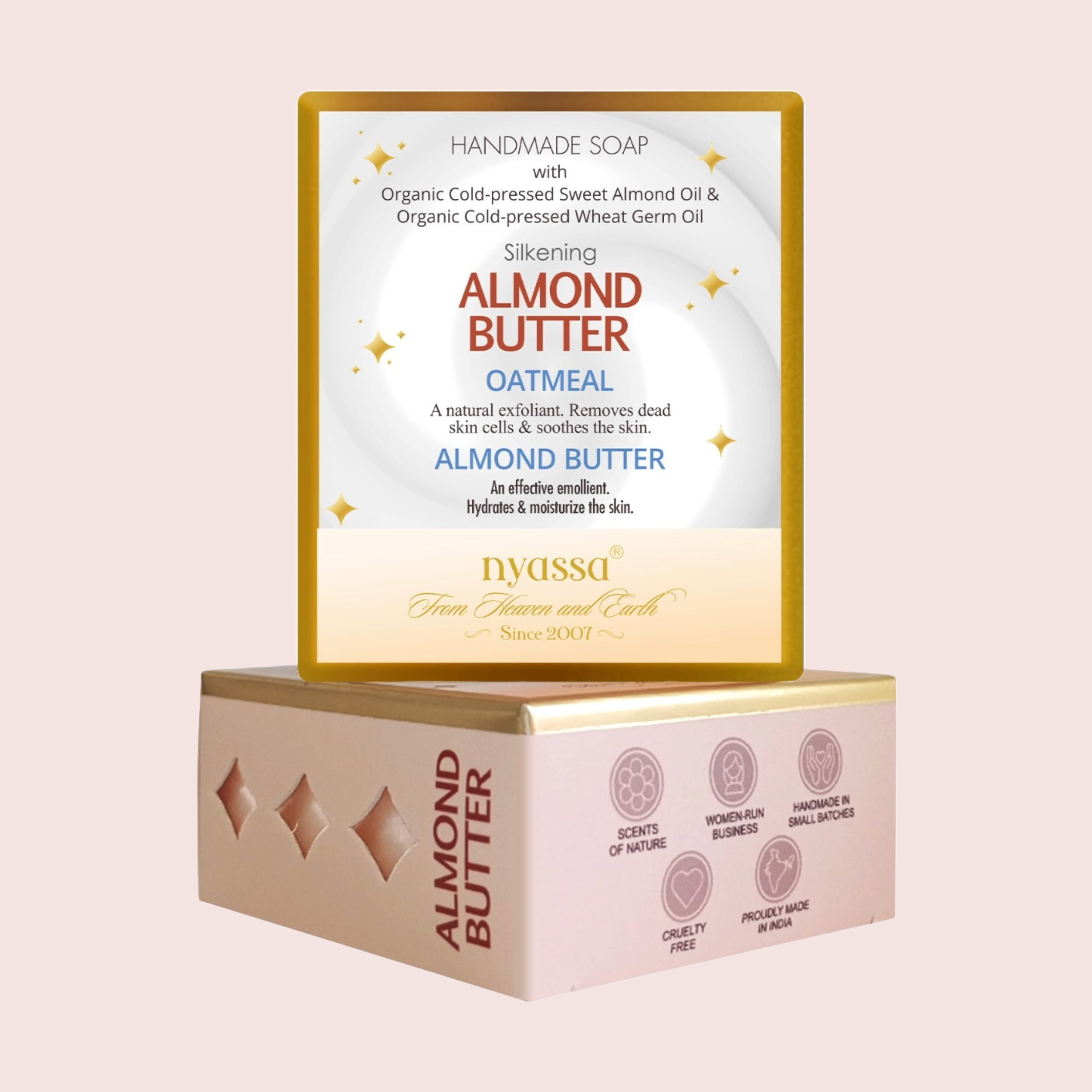 Almond Butter Handmade Soap 150gm