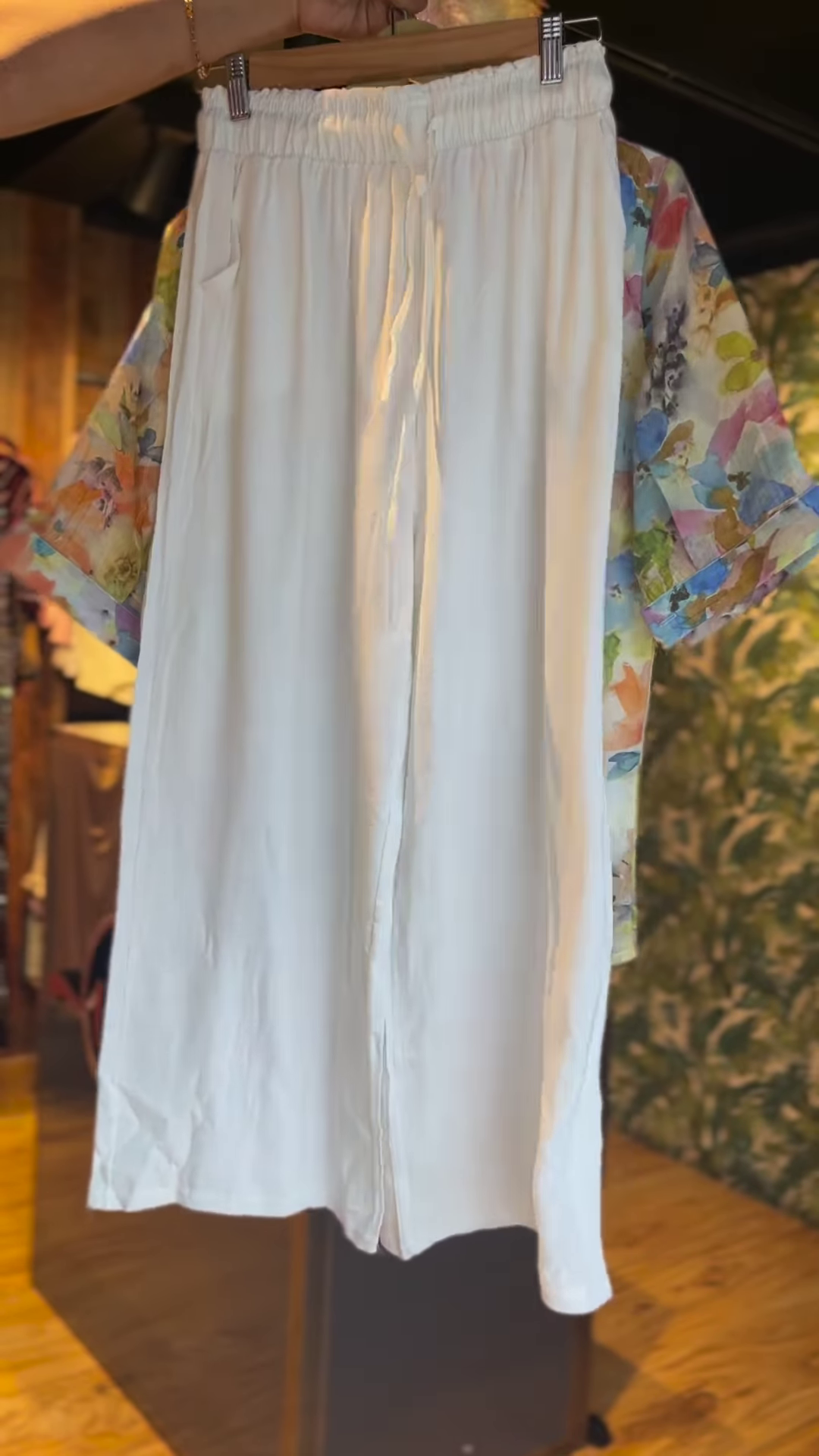 Girls’ 2-Piece Pastel Floral Co-ord Set – Button-Up Shirt & White Shorts | Easy Breezy Summer Style