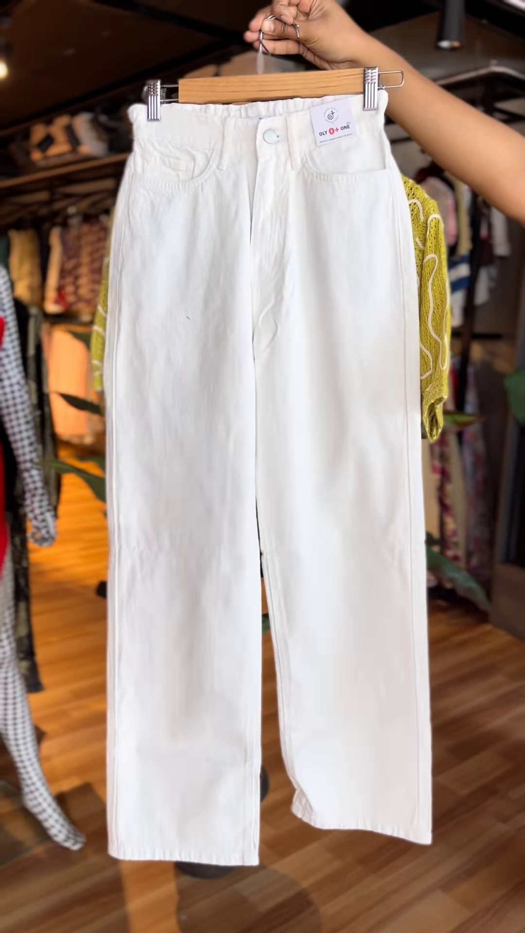 Lime Mesh Shirt Co-ord with White Ribbed Crop Top & Wide-Leg Pants