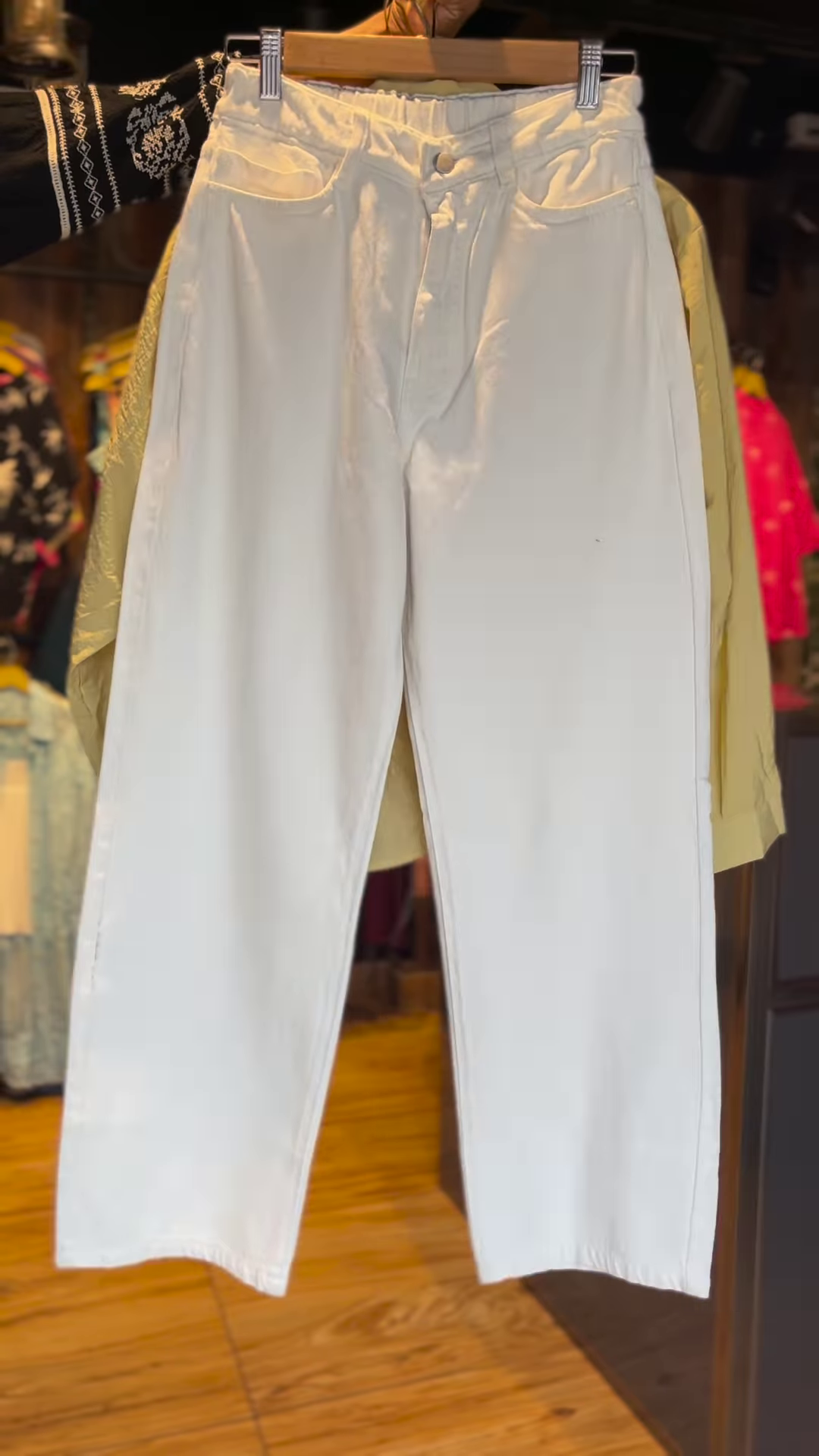 Light Yellow Shirt with White Crop Top & Culottes – 3-Piece Summer Co-Ord Set for Women