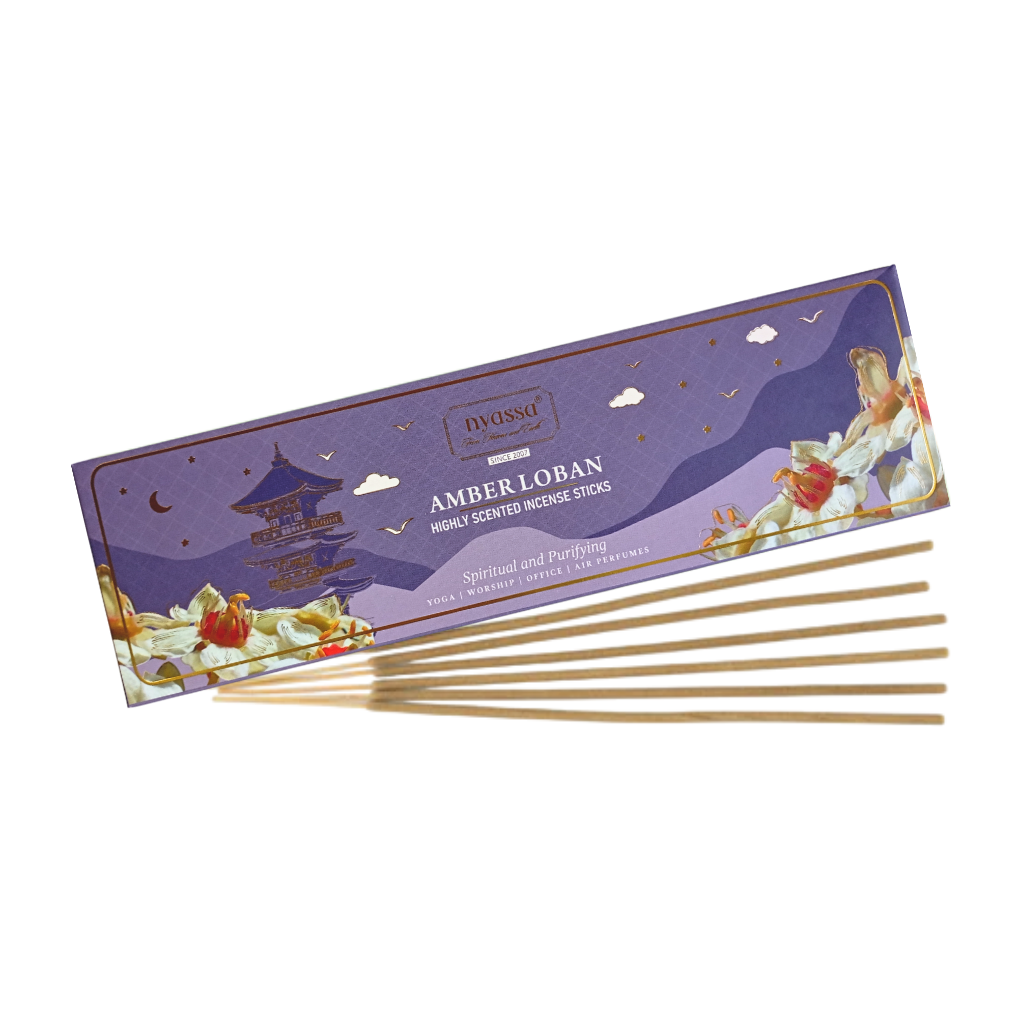 Amber Loban Highly Scented Incense Sticks (Spiritual and Purifying)