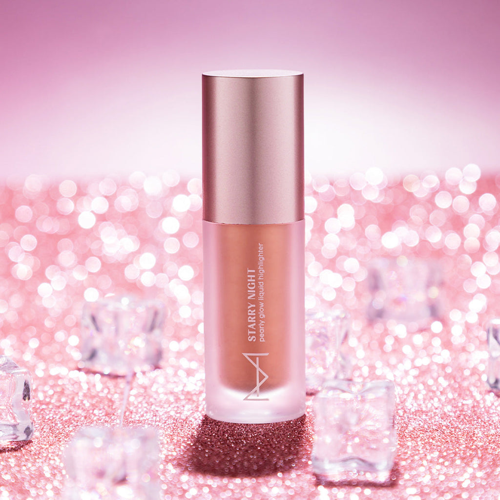 Pearly-Glow Liquid Highlighter: Medium-To-Deep Skin Tone (Starburst)