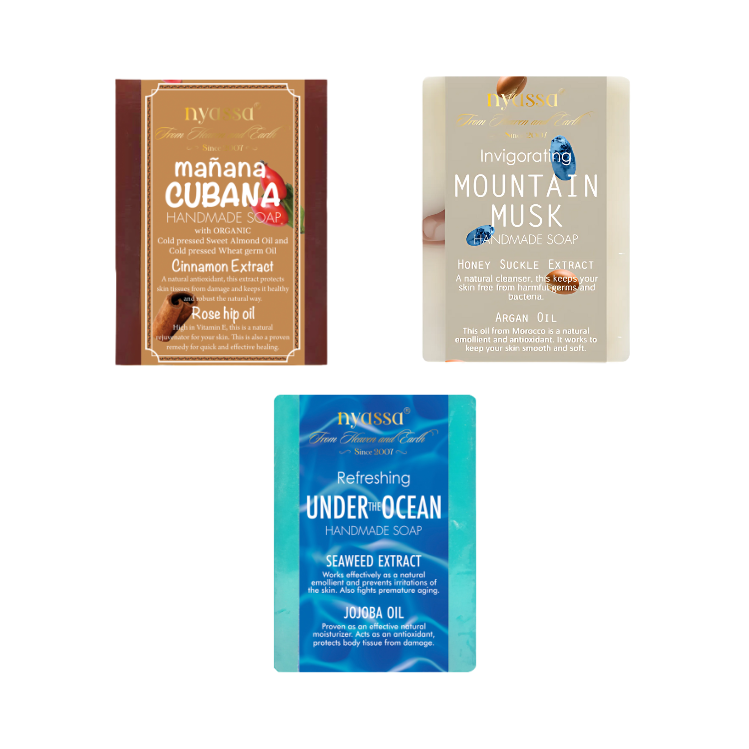Nyassa Ultimate Collection - 75g Each Buy 2, Get 1 Free