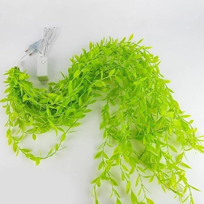 Green Leaf Artificial Curtain LED 200 LEDs, 8 Modes