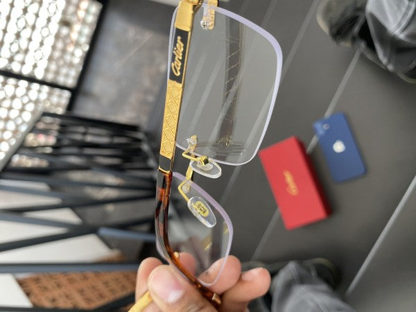 Cartierr Classic Clear Lens Sunglasses