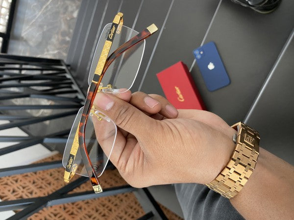 Cartierr Classic Clear Lens Sunglasses