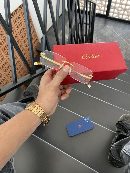 Cartierr Classic Clear Lens Sunglasses