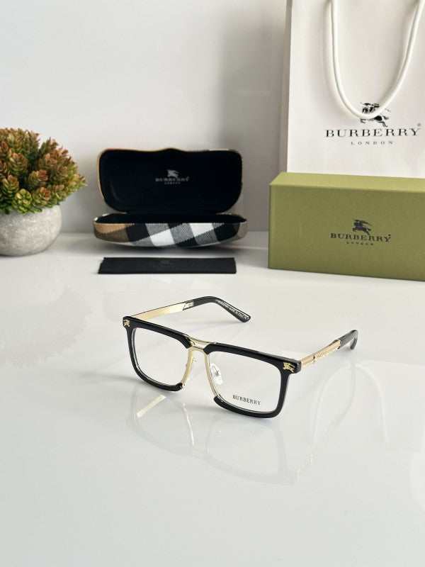 Burberryy Shine Edge Gold and Black Sunglasses