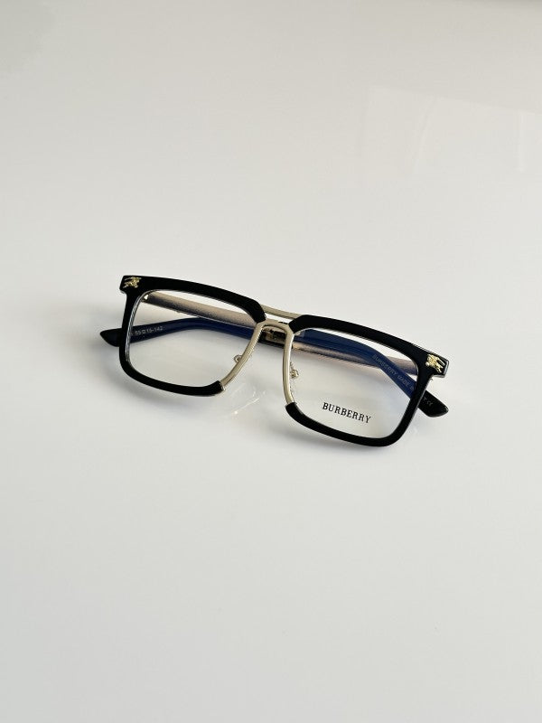 Burberryy Shine Edge Gold and Black Sunglasses