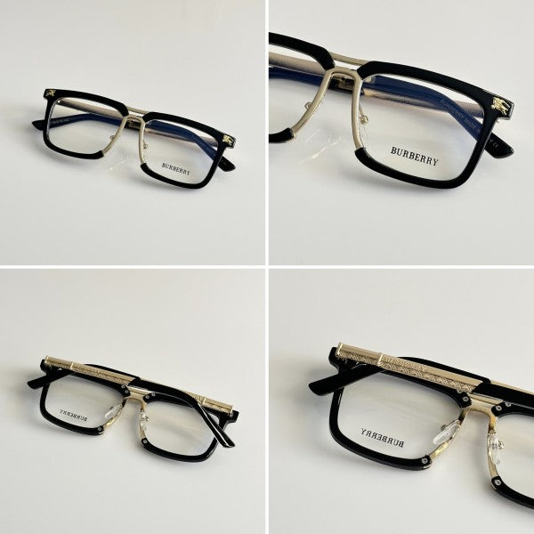 Burberryy Shine Edge Gold and Black Sunglasses
