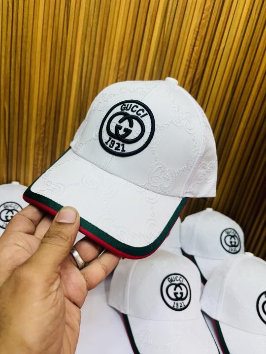 GUCC_I 1921 WHITE PREMIUM QUALITY CAP