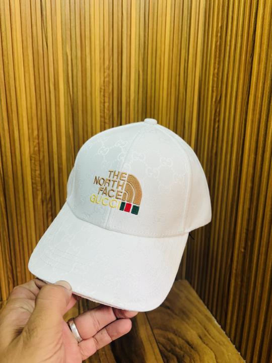 GUCC_I THE NORTH FAC_E WHITE PREMIUM QUALITY CAP