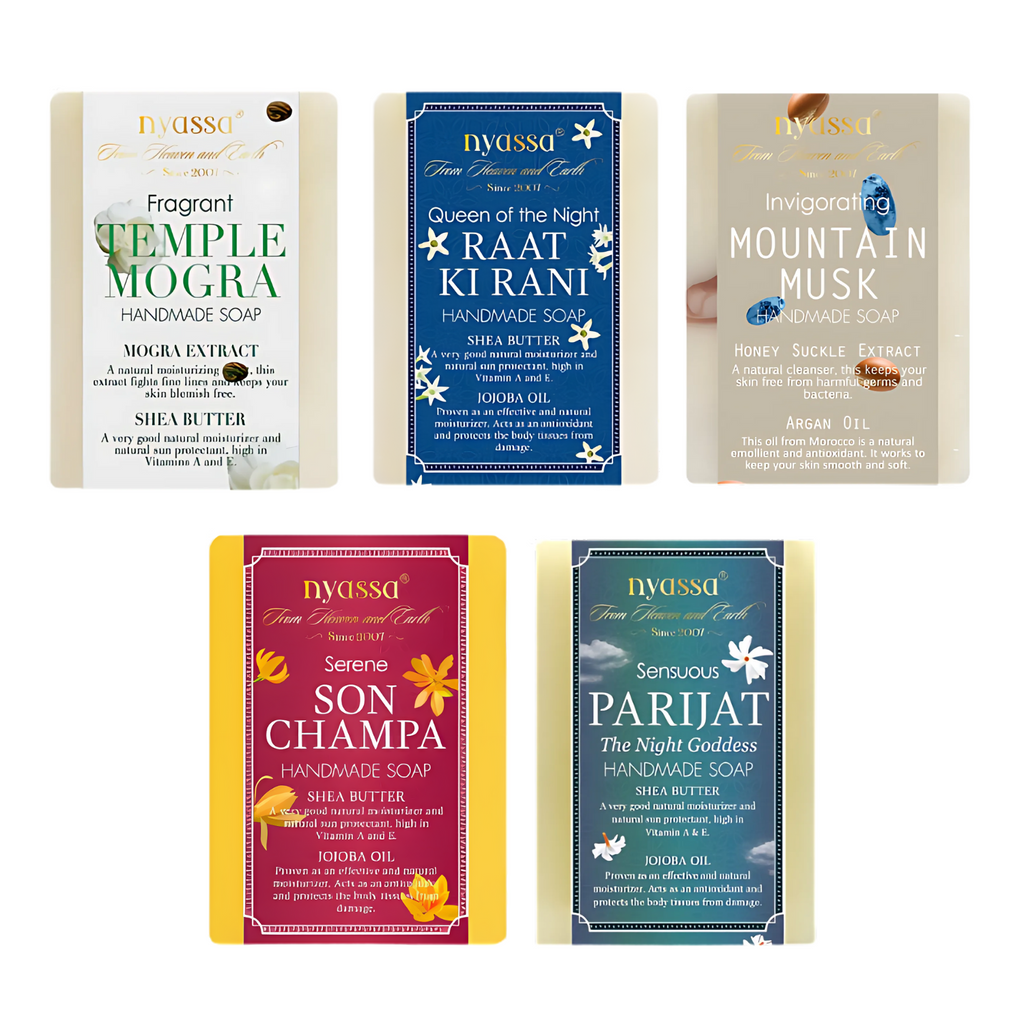 Nyassa Aromatic Collection - 5 Soap Combo Pack (75g Each)