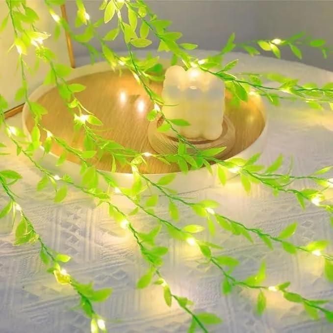 Green Leaf Artificial Curtain LED 200 LEDs, 8 Modes