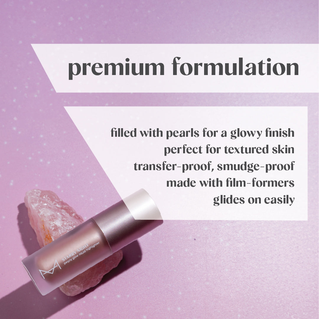 Pearly-Glow Liquid Highlighter: Medium-To-Deep Skin Tone (Starburst)