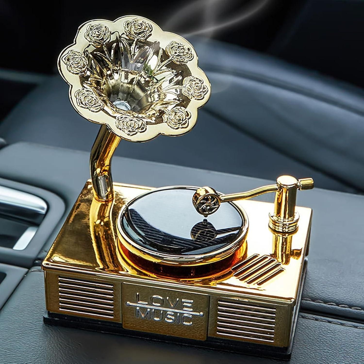Car Vintage Phonograph Player Long Lasting Fragrance