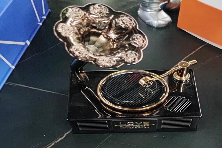 Car Vintage Phonograph Player Long Lasting Fragrance