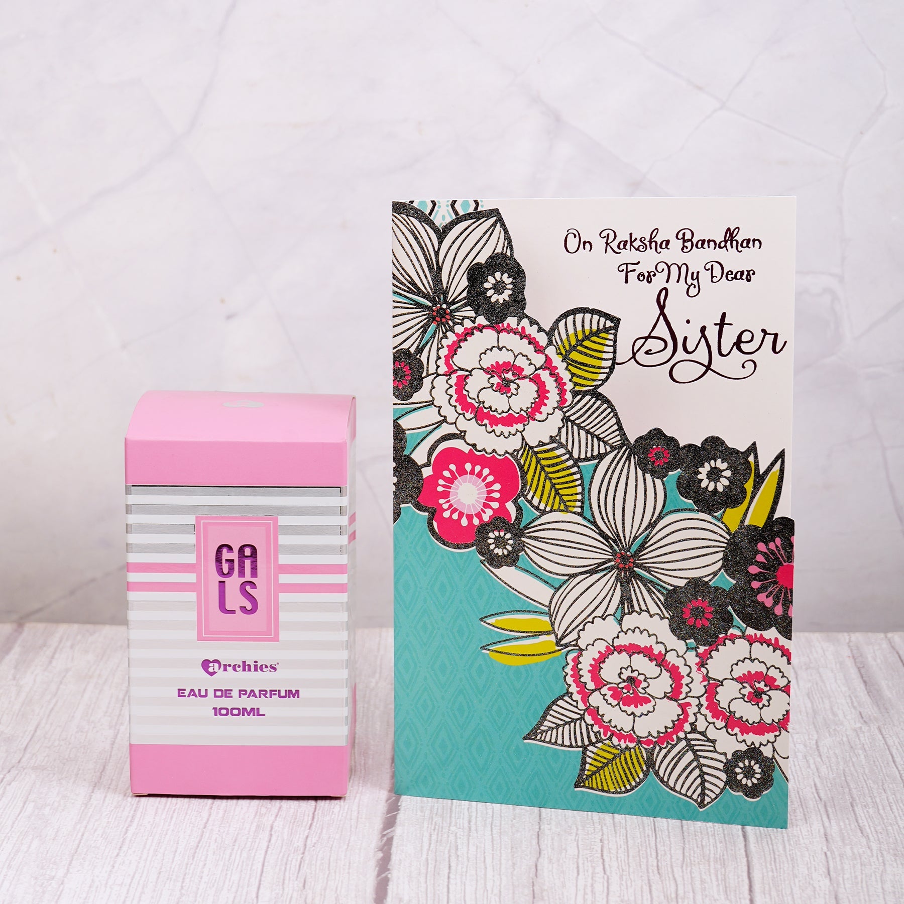 Gals Perfume with Greeting Card