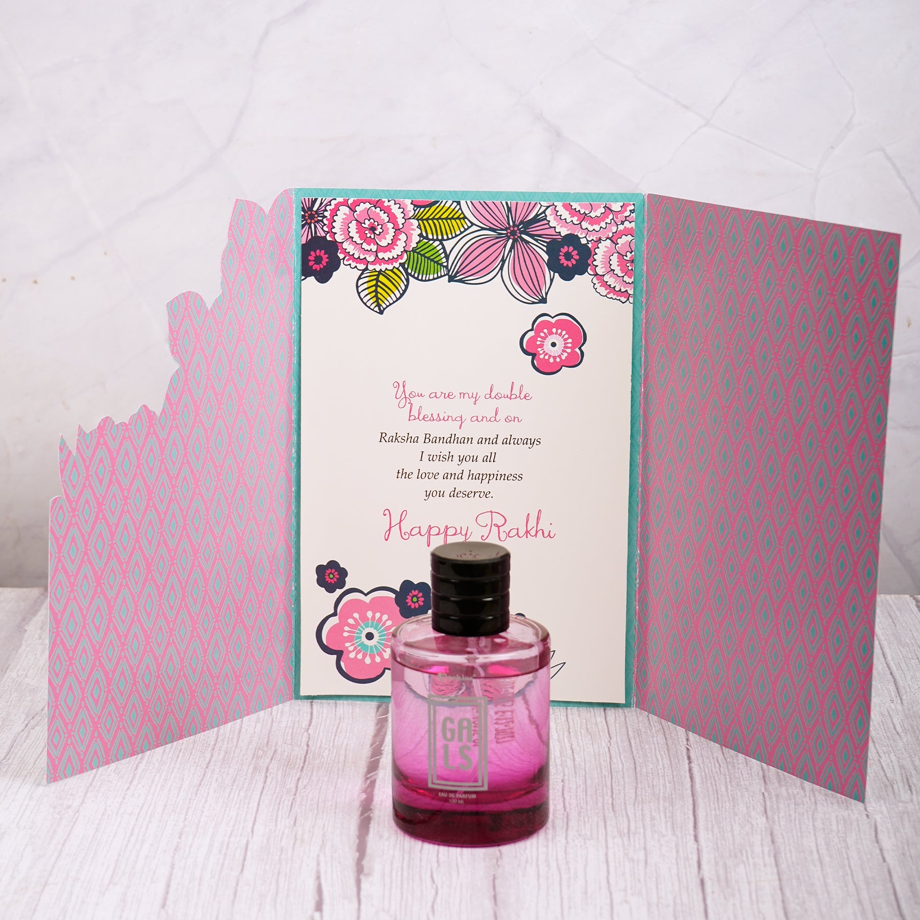 Gals Perfume with Greeting Card