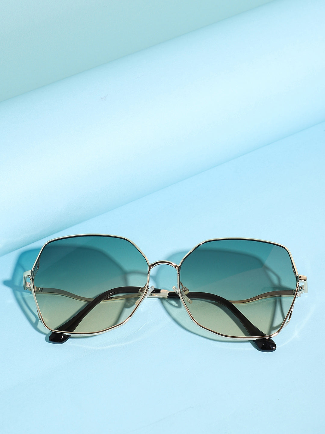 Gold Oversized Sunglasses