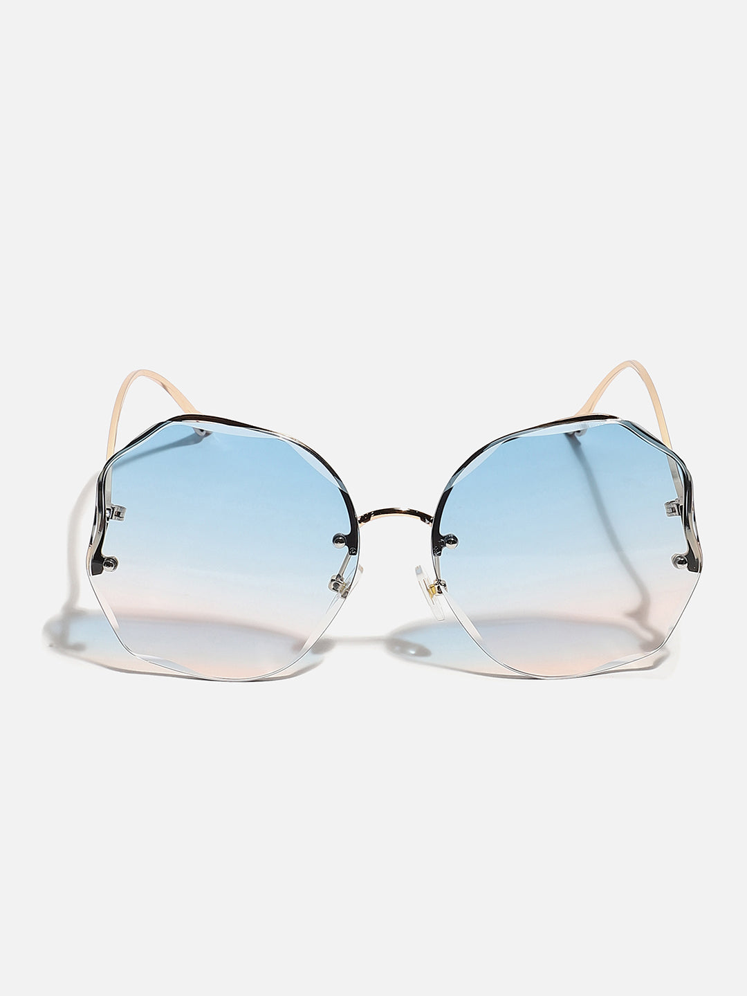 Gold Round Sunglasses