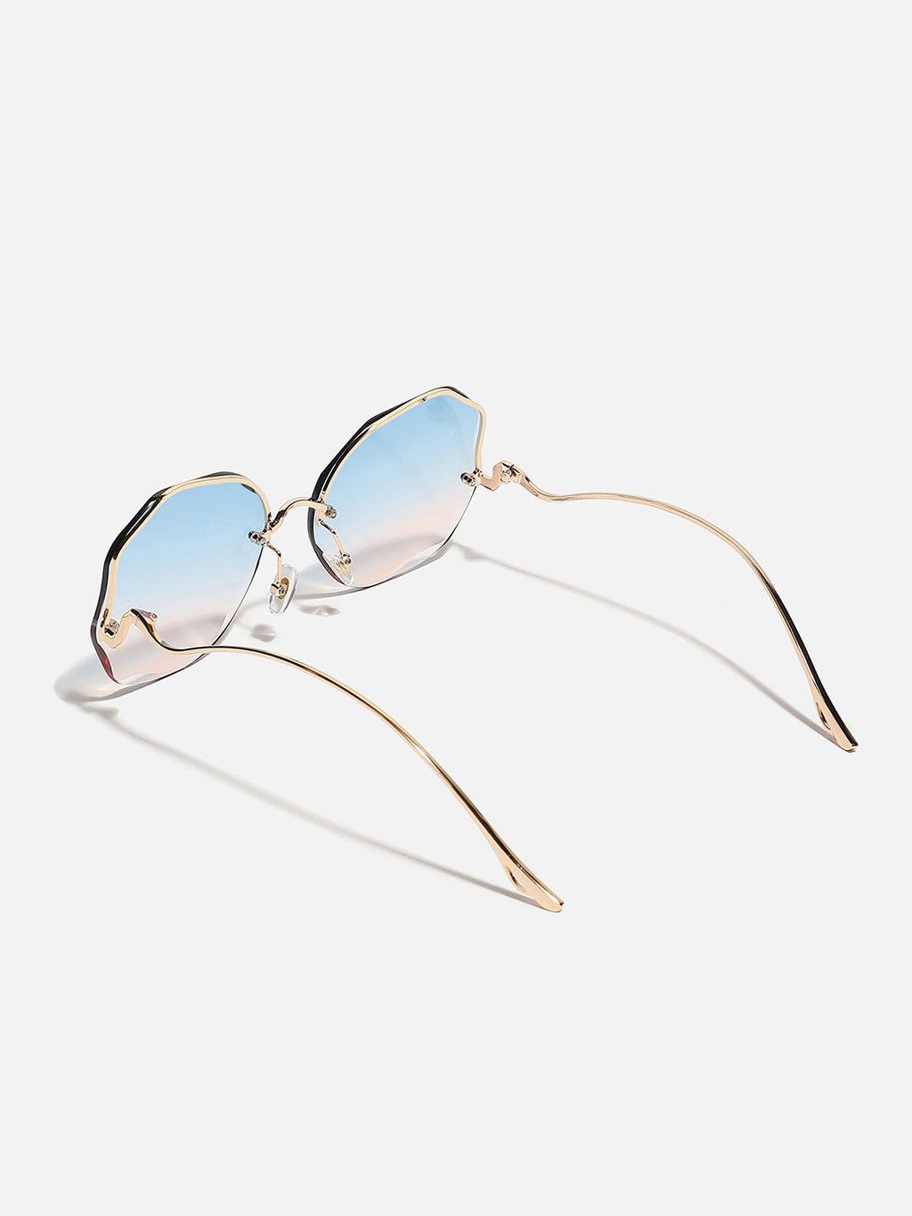 Gold Round Sunglasses