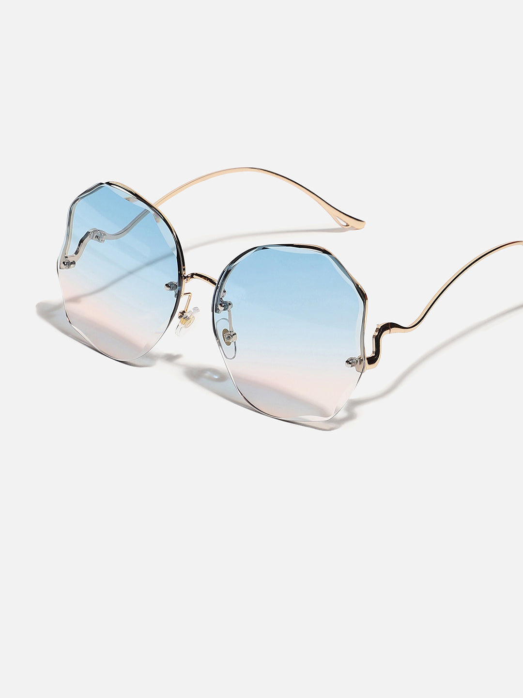 Gold Round Sunglasses