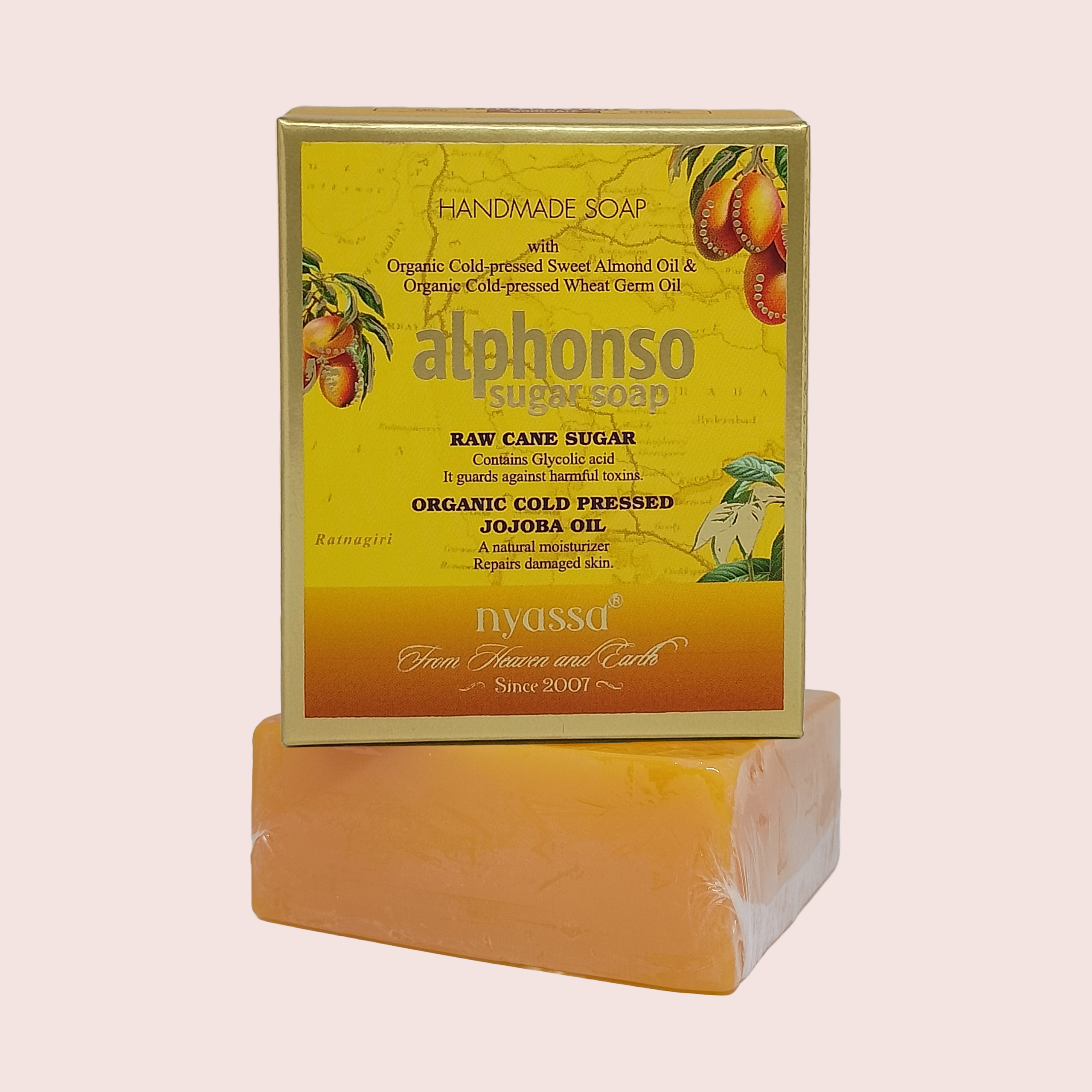 Alphonso Sugar Handmade Soap 150gm