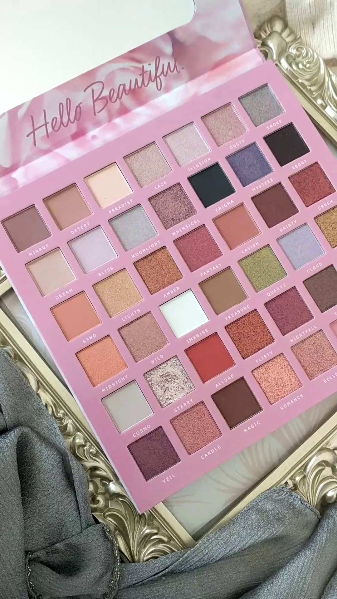 Hello Beautiful Eyeshadow Palette – A Gorgeous Range of Soft Neutrals, Rich Shimmers, and Bold Hues for Stunning Eye Look
