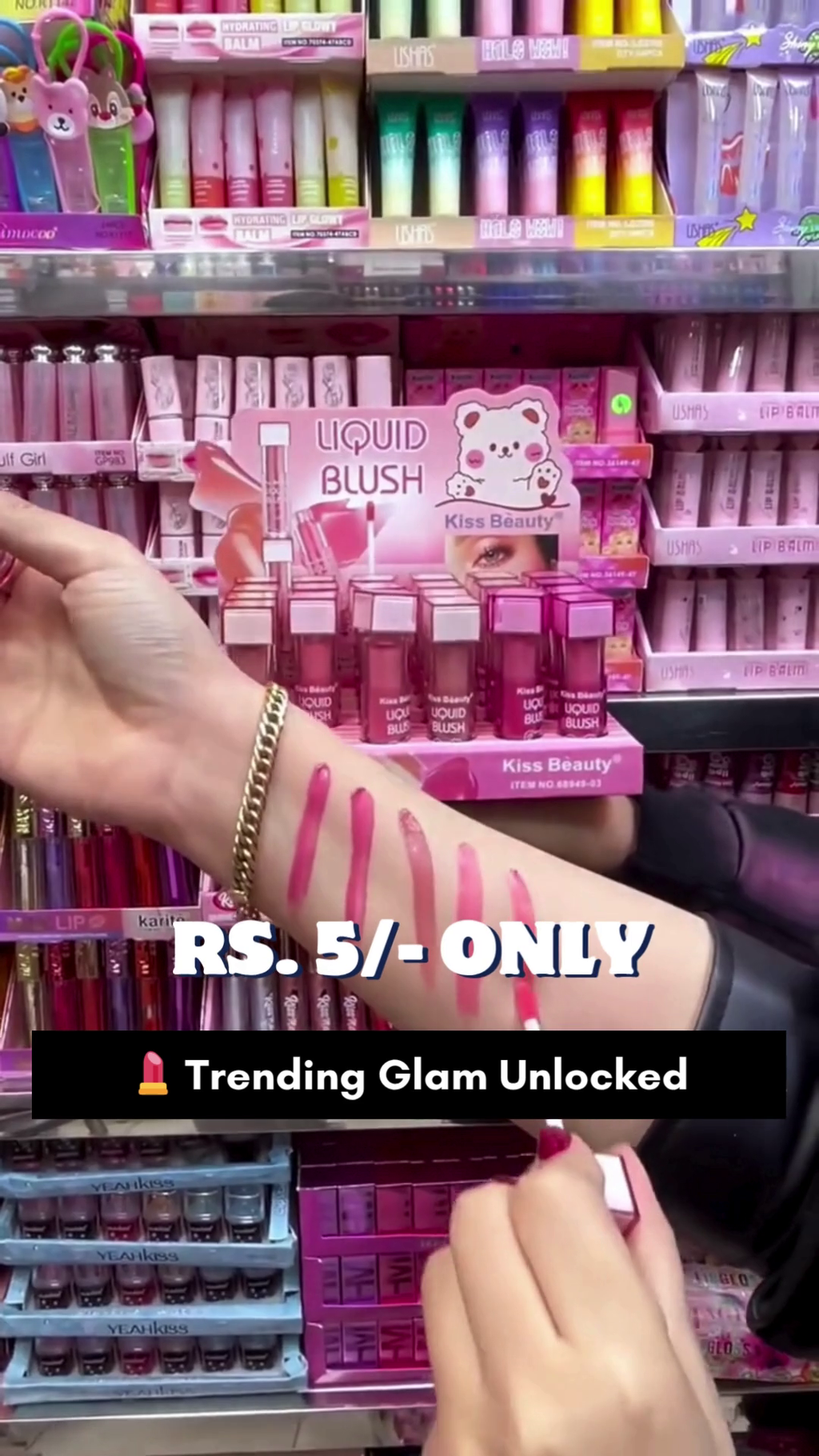 Affordable Liquid Blush in Vibrant Pink Shades, Perfect for a Fresh and Trendy Makeup Look
