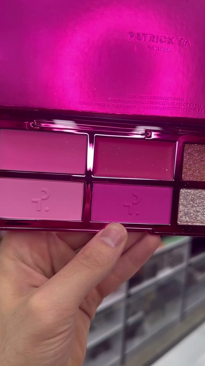 Patrick Ta Major Headlines Blush and Highlight Palette - Vibrant Pink and Shimmering Shades