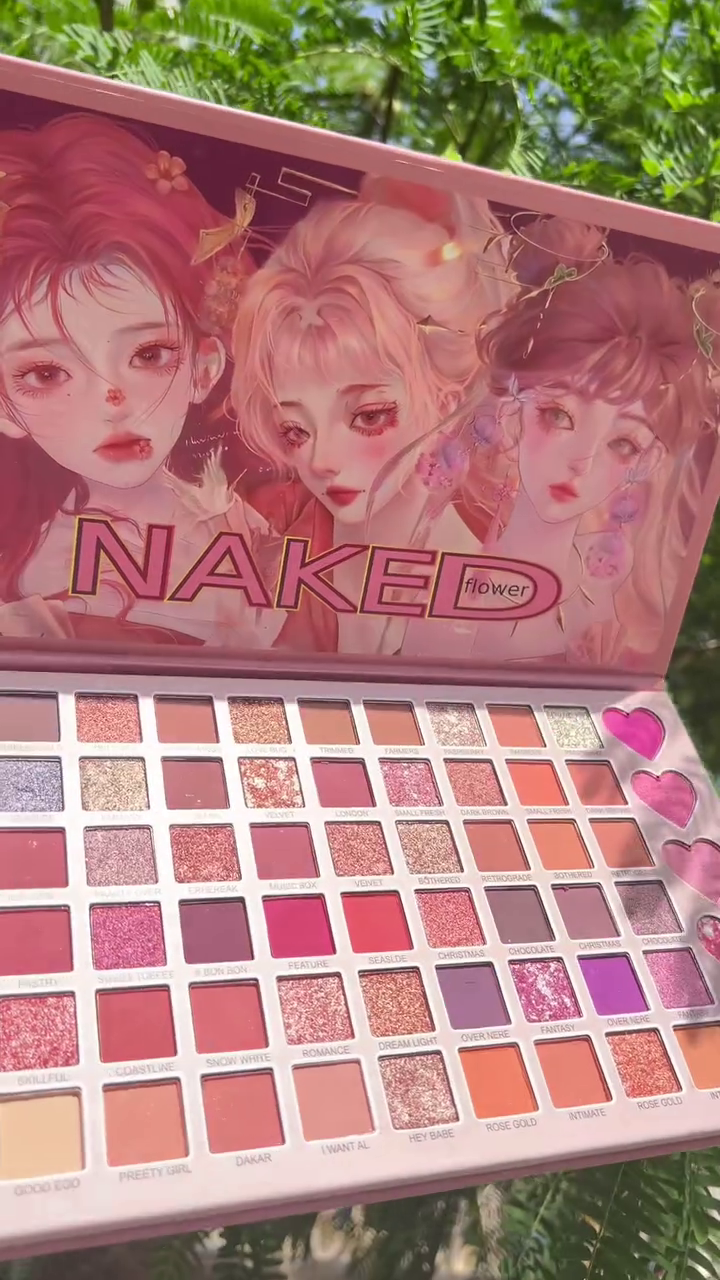 Naked Flower Palette: A Blooming Collection of Rich, Bold, and Sparkling Shades