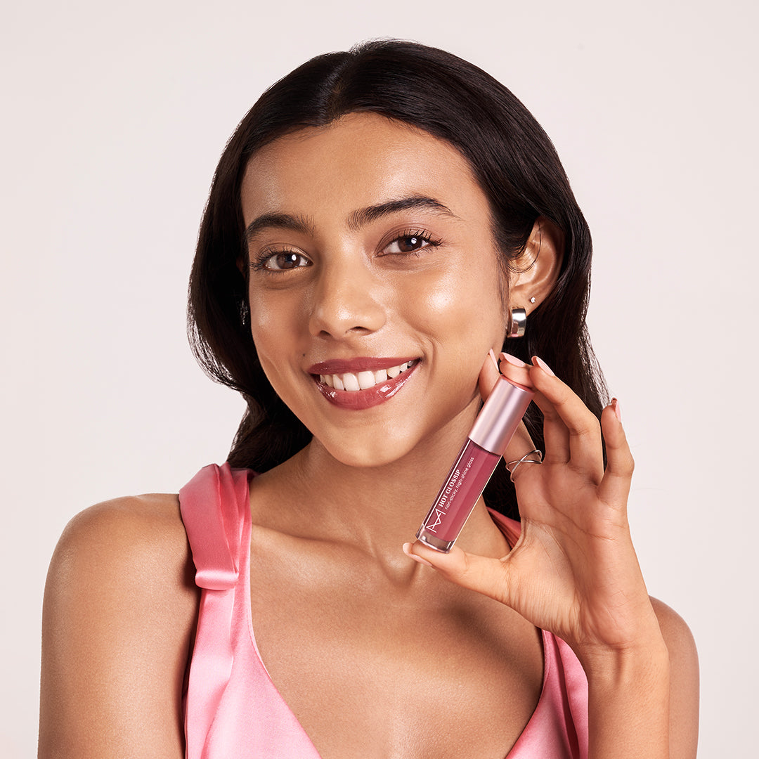 House Of Makeup Hot Glossip Non-Sticky, High-Shine Gloss – Berry Discreet