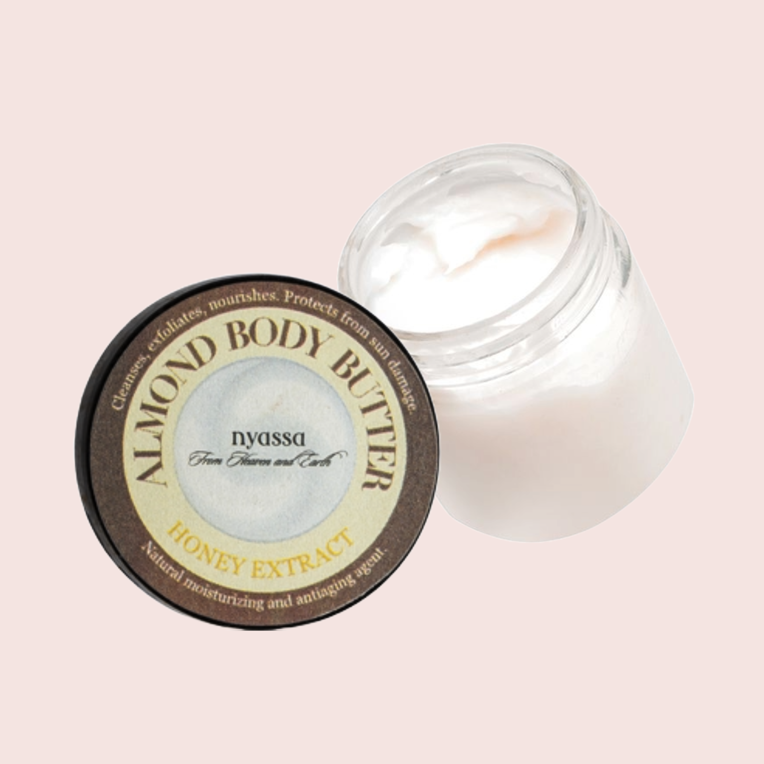 Almond Body Butter with Honey extract | cold pressed sweet almond oil | Shea Butter 30gm
