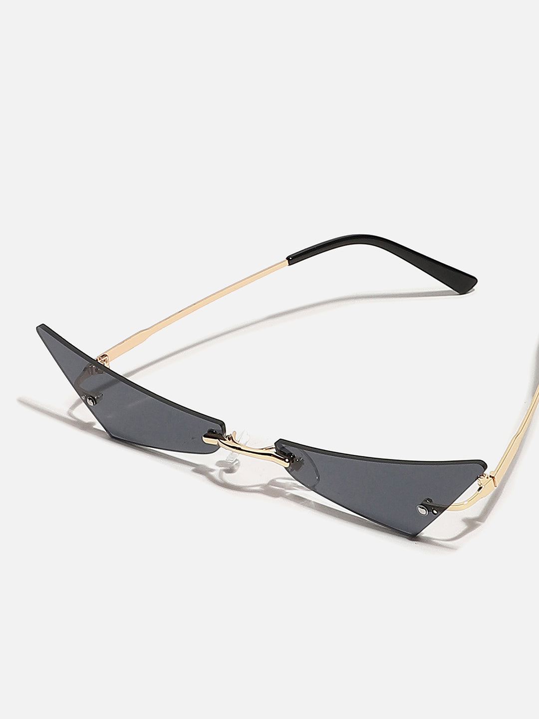 Gold Frame Tinted Lens Cat Eye Sunglasses