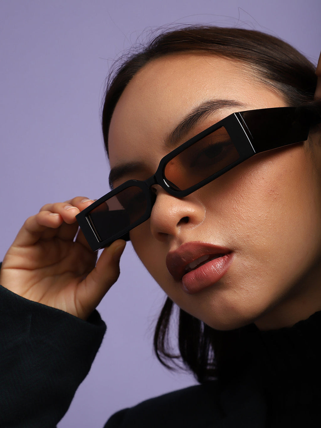 Black Rectangular Sunglasses