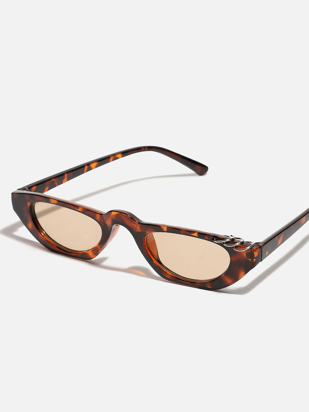 Animal Print Frame Retro Sunglasses