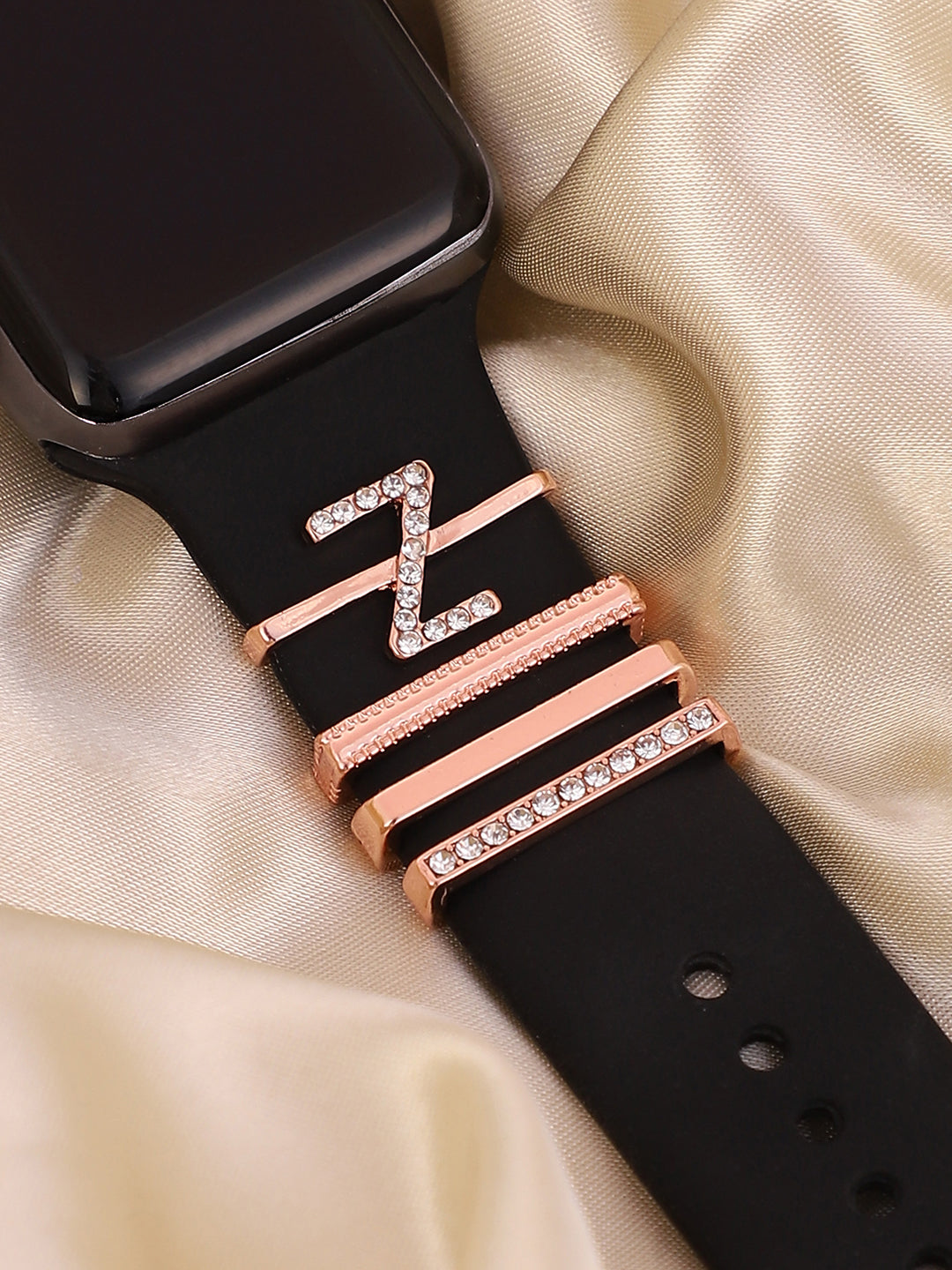 Initial Watch Charm - Z - Rose Gold