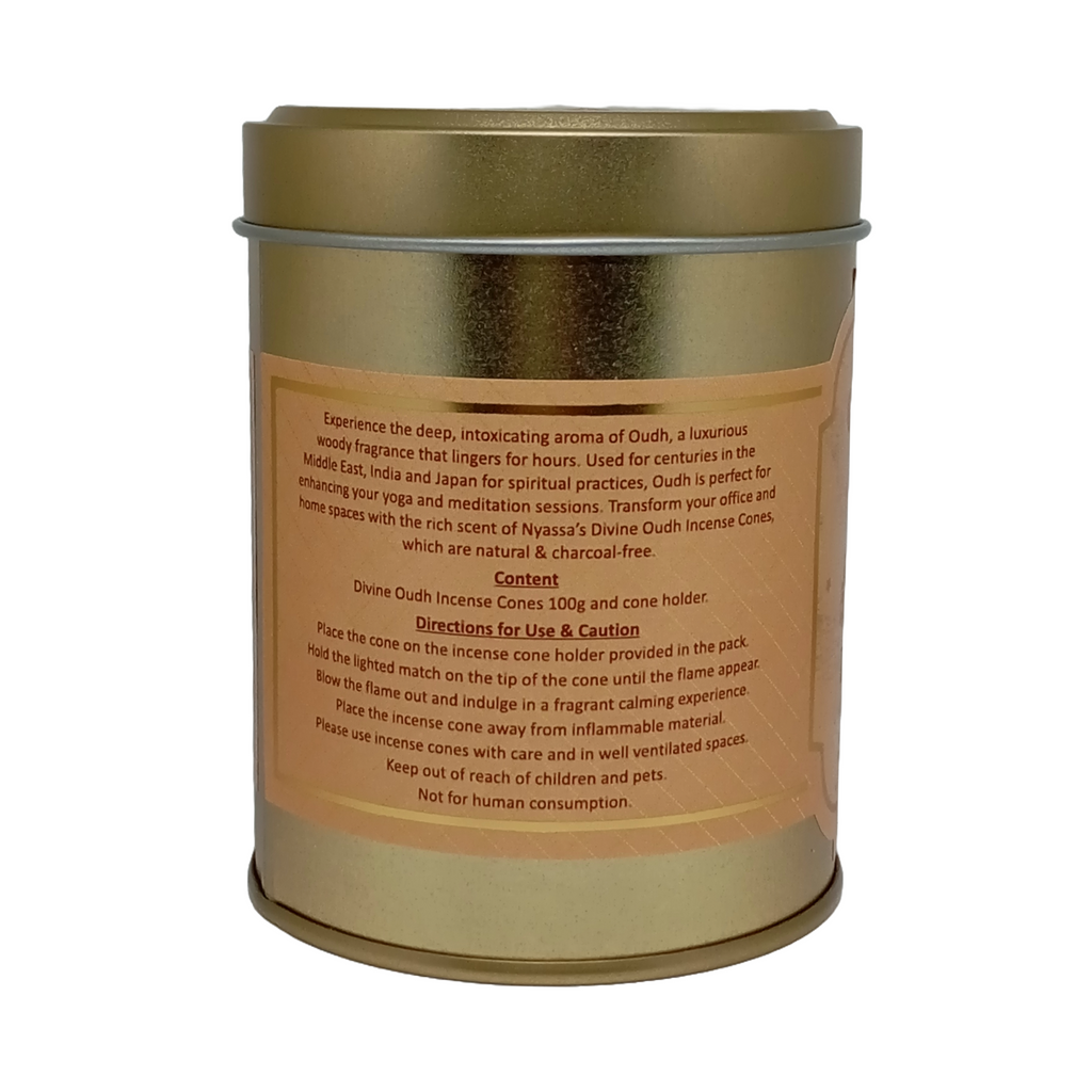 Divine Oudh Incense Cones 100gm (Approx. 40 Cones)
