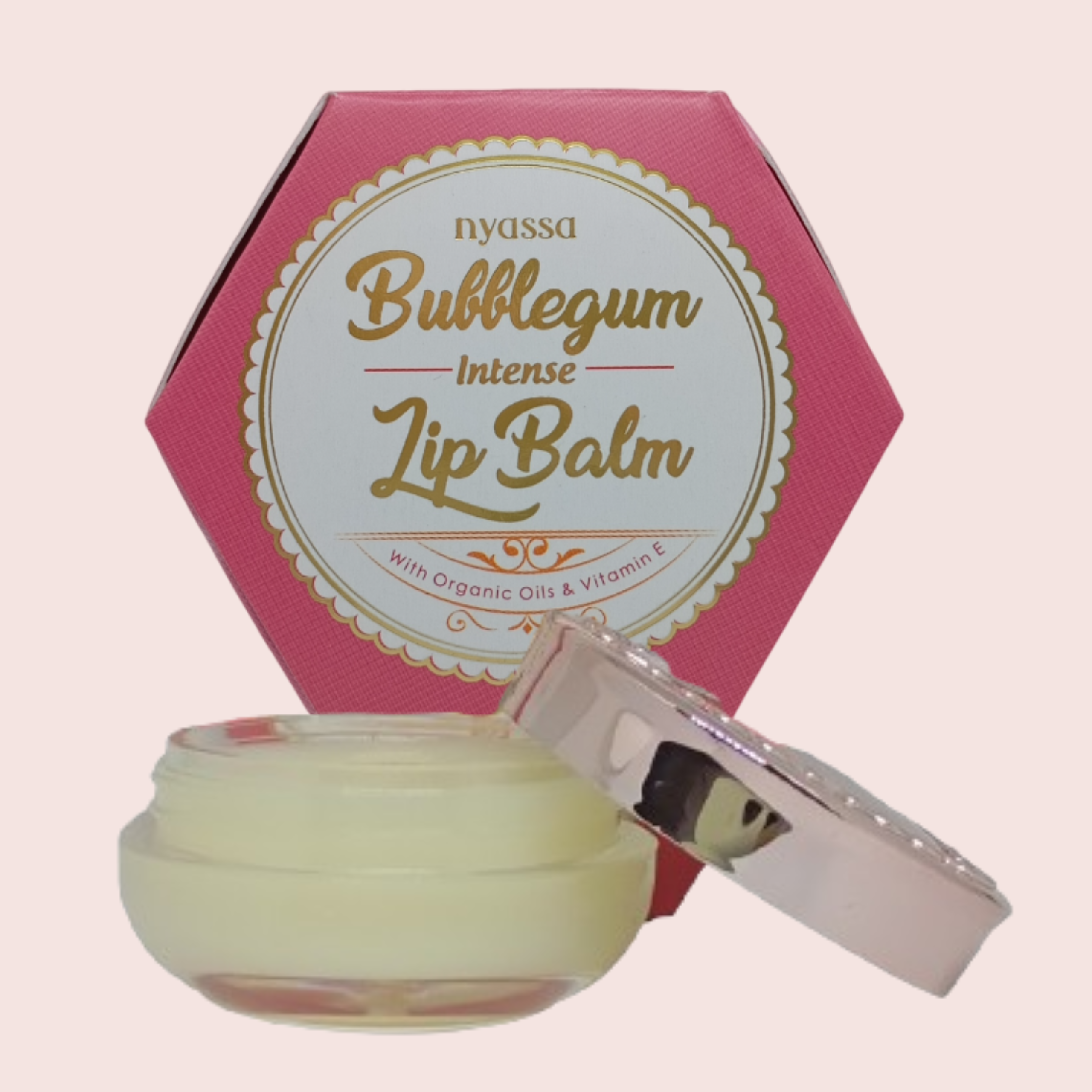 Bubblegum Intense lip balm with organic oil and vitamin E - 06 gm