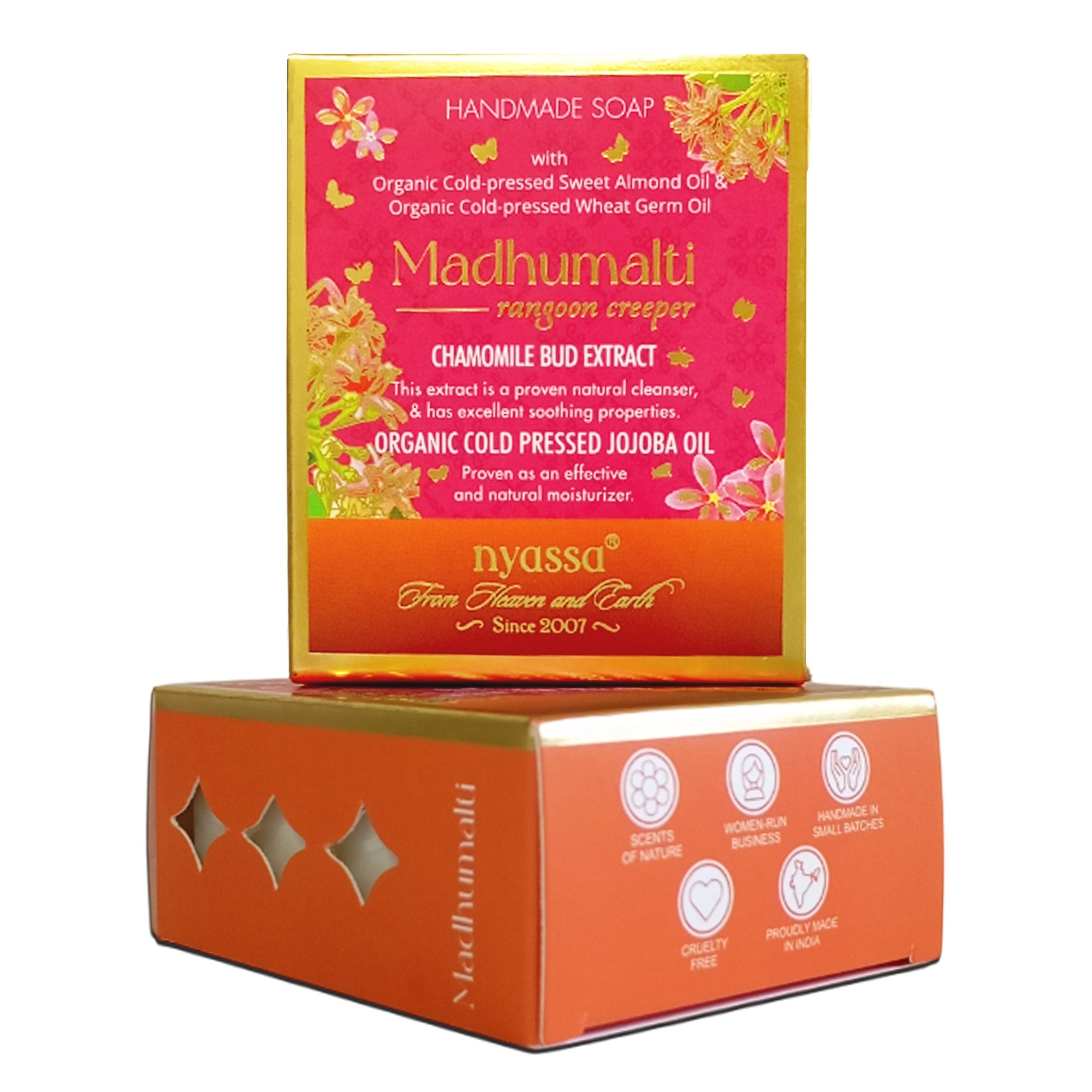 Nyassa Madhumalti Rangoon Creeper Handmade Soap 150gm