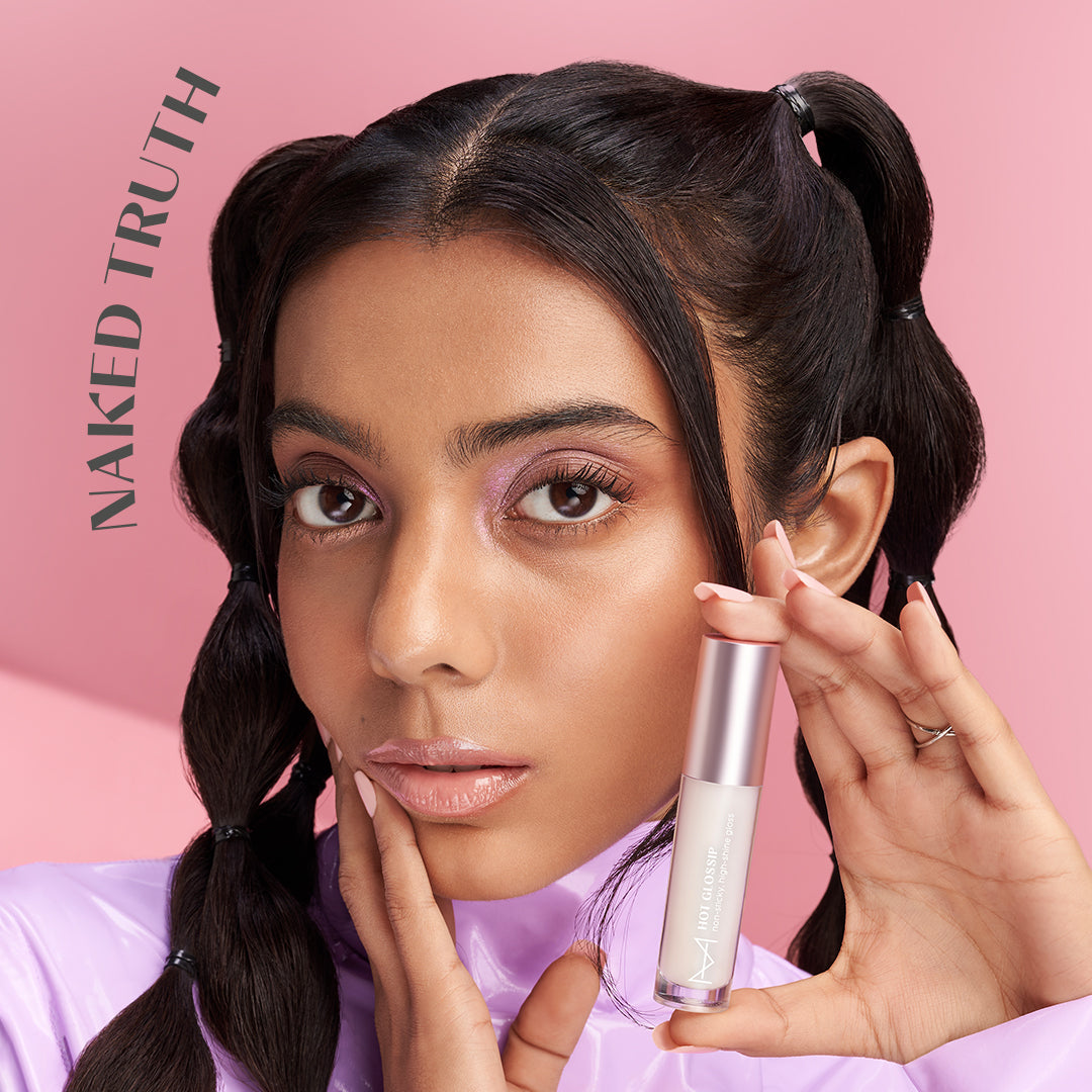 House Of Makeup Hot Glossip Non-Sticky, High-Shine Gloss – Naked Truth