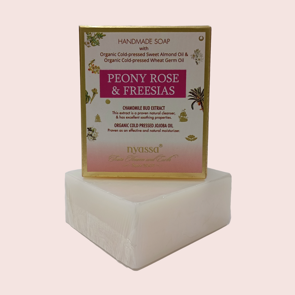 Peony Rose & Freesias Handmade Soap 150gm