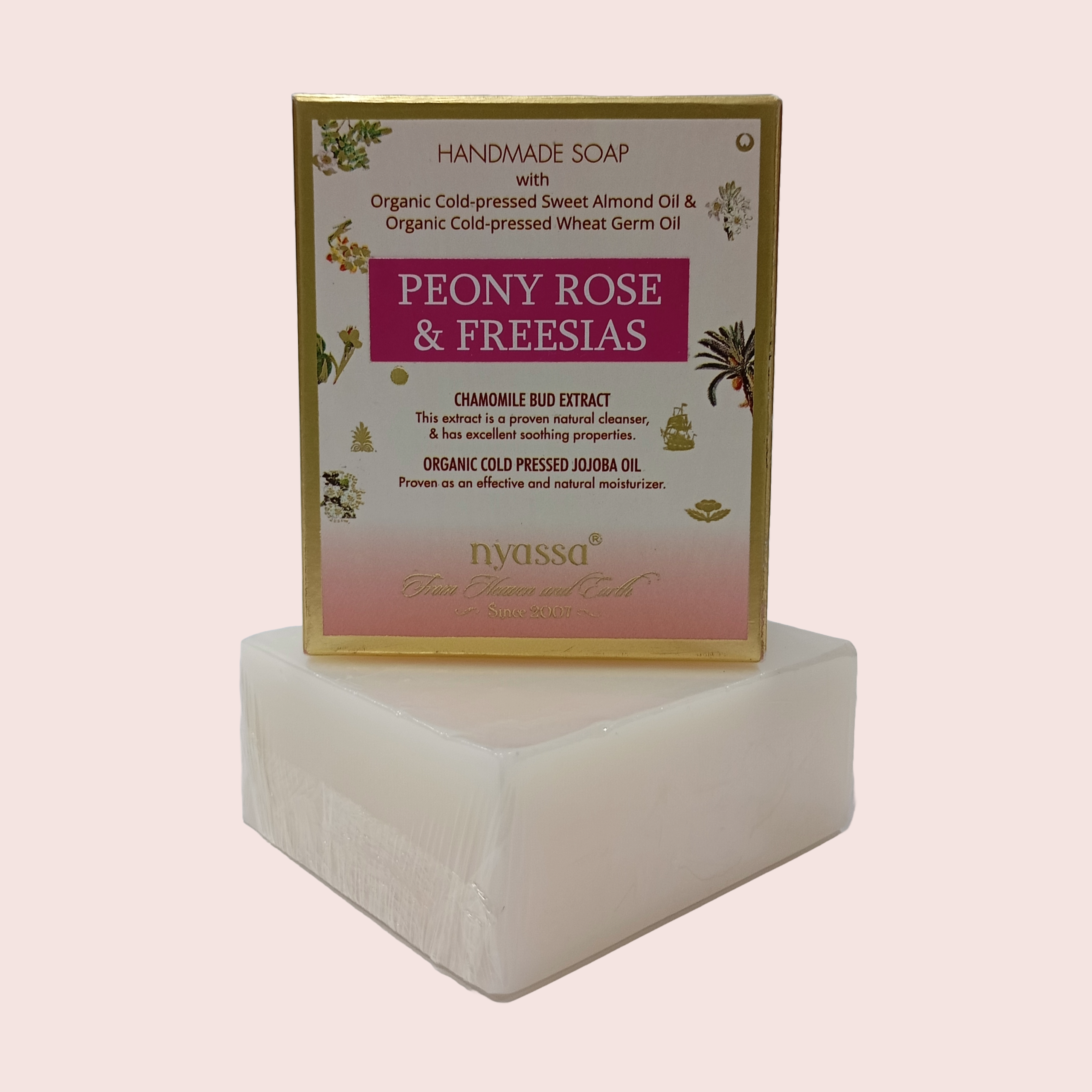 Peony Rose & Freesias Handmade Soap 150gm