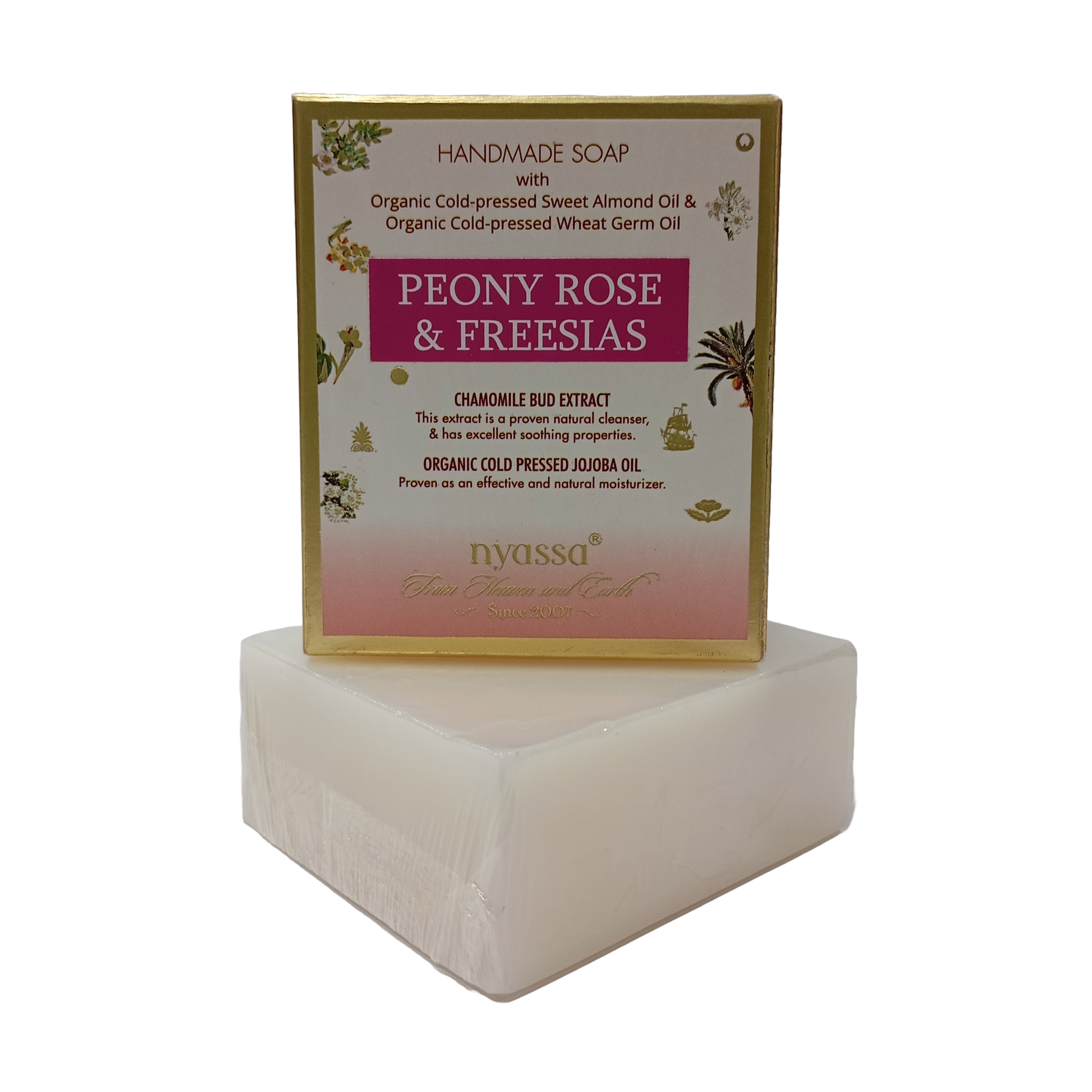 Peony Rose & Freesias Handmade Soap 150gm