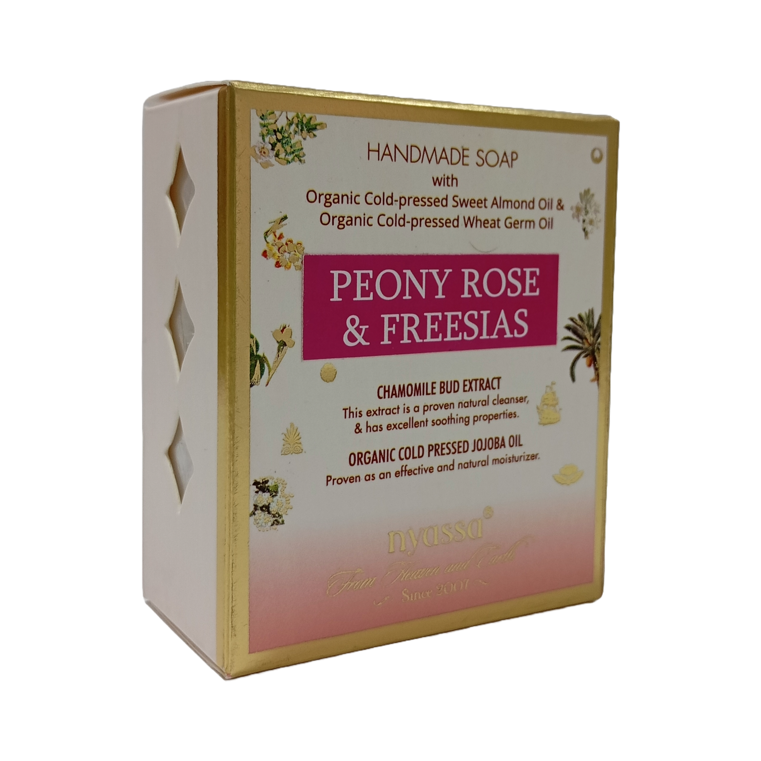 Peony Rose & Freesias Handmade Soap 150gm
