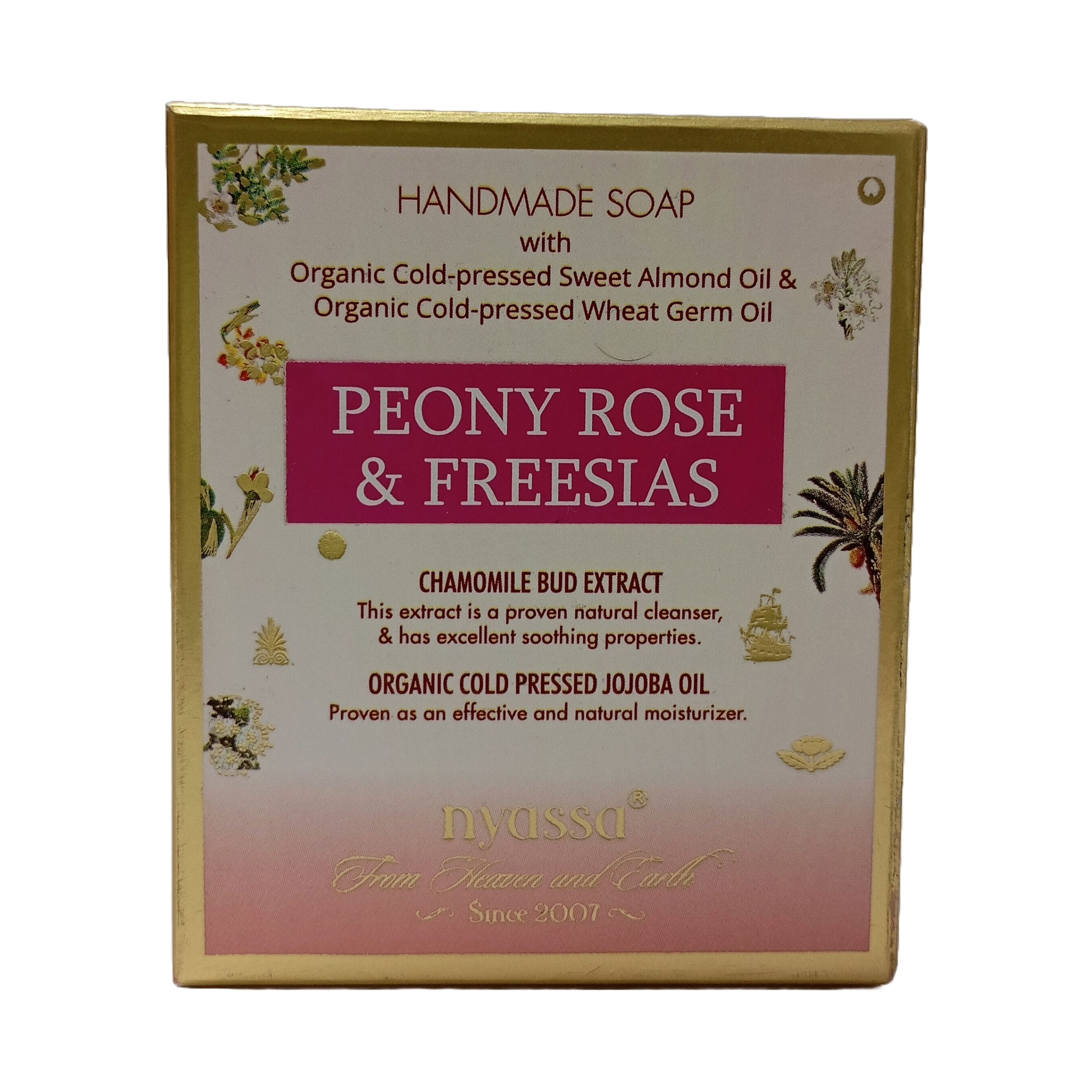 Peony Rose & Freesias Handmade Soap 150gm