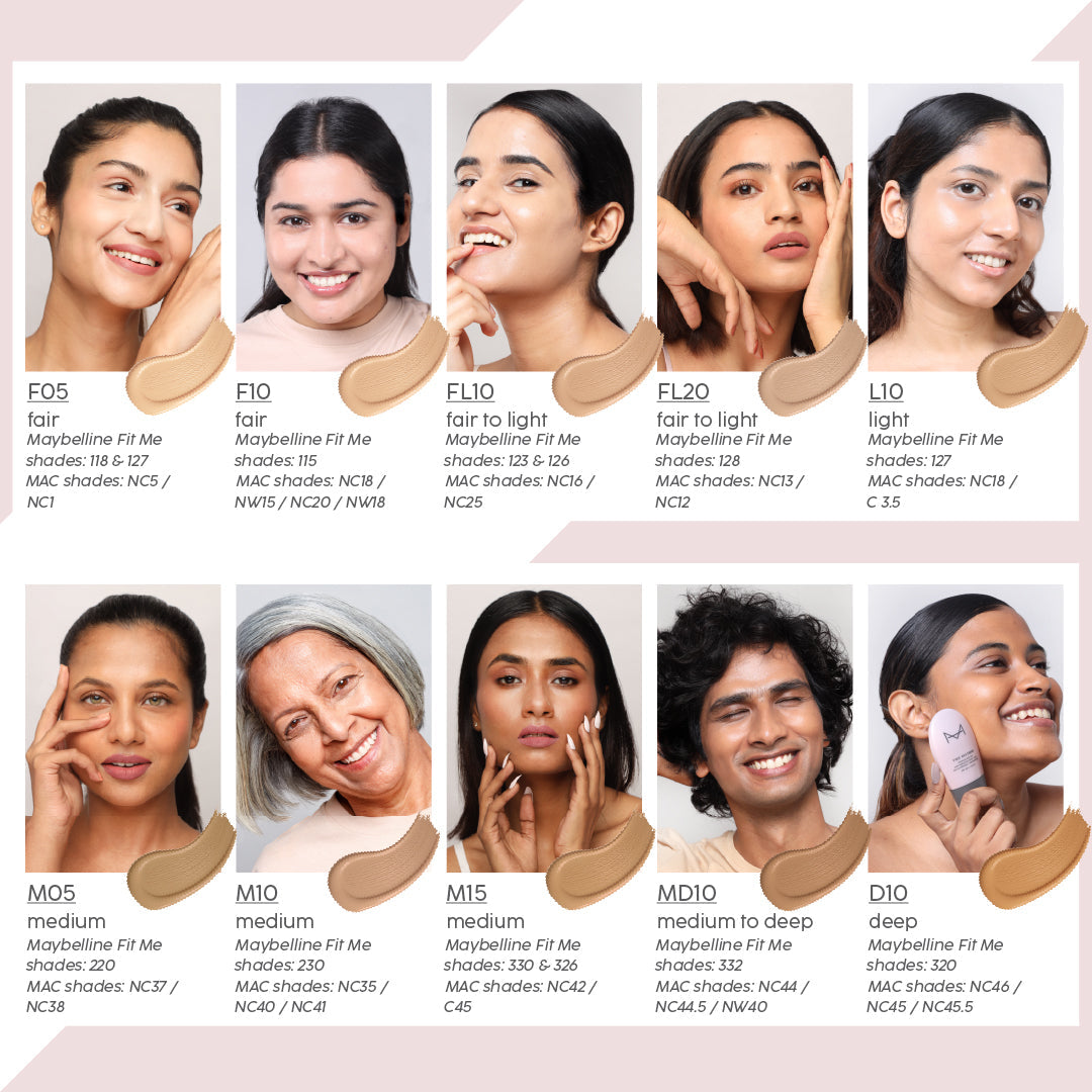 Face Anything Luminous Skin Tint For Glass Skin: Fair Skin Tone (F-10)